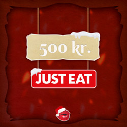 2x 500kr til Just-Eat